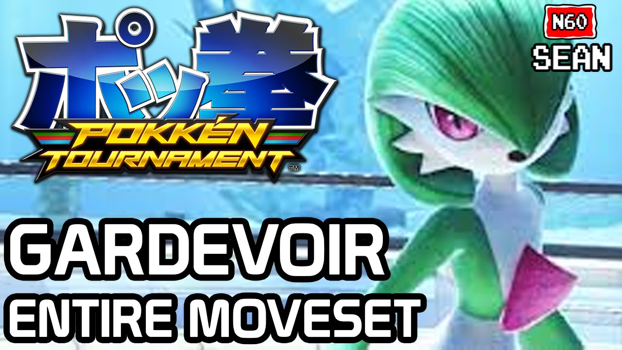 Pokken Tournament: Gardevoir ENTIRE MOVESET & FINISHER - YouTube