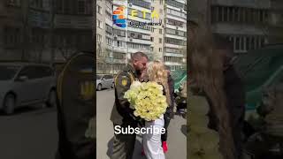 Ukrainian soldier wedding #shorts #russia #ukrainecrisis #war #ukraine #mariupol #mariupol