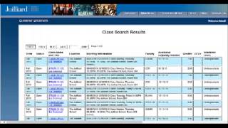 WebAdvisor Registration - Search Classes