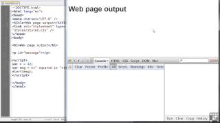 Javascript Programming Tutorial | Browser Output