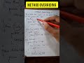 Method Overriding in Java #java #javaforbeginners #javaprogramming #javaclass