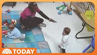 12-month-old’s first steps at daycare captured on a livestream