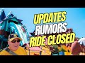 Updates! Islands of Adventure ~ One Ride Closes, One Ride Reopens, Rumor With Lost Continent