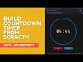 Create a Sleek Countdown Timer with Animated Progress Circle | Object-Oriented JavaScript Tutorial 🕒
