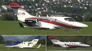 Honda HA-420 HondaJet - N77VA, N605BR, N42HS - Airport Buochs LSZC