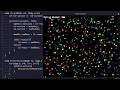 C Programming - N Body Simulation with Raylib | ASMR no talking