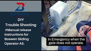 Tips to Open Gate Manually in Case of Power Outage | Boswen