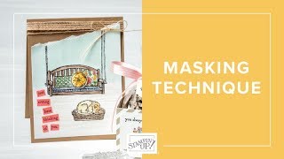 Masking Technique by Stampin’ Up!