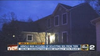 Man arrested for child solicitation