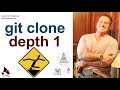 git clone depth 1 example