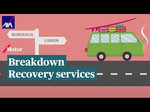 Which breakdown service does AXA use?