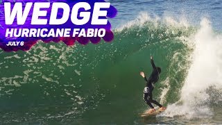 HURRICANE FABIO comes to the WEDGE - Barrels and Broken Boards