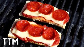 Grilled French Bread Pizza ~ Easy Cooking