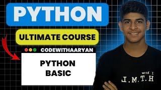 Python Basics for Beginners 🔥 | Variables, Data Types, Input & Output | Python Ultimate Course #2