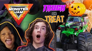 TRUCK Or Treat! 🎃🍭 MONSTER JAM Halloween - Revved Up Recaps Episode 1