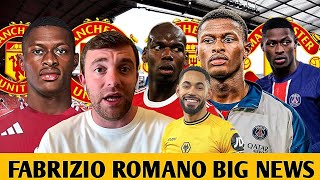 YES! FABRIZIO ROMANO ANNOUNCED TO DAY✅NUNO MENDEZ,PAUL POGBA IN MAN UNITED🔥MAN UNITED TRANSFER NEWS