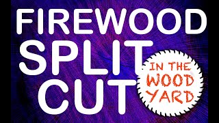#210 - Firewood Cutting Splitting Stacking and Cutting