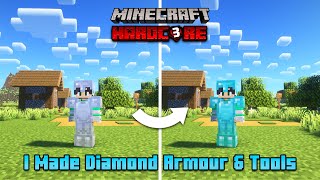 I Made Diamond Armor And Tools | Minecraft Hardcore #3 | Raju Gaming