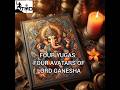 FOUR YUGAS FOUR AVATARS OF LORD GANESHA #shorts #trending #viral