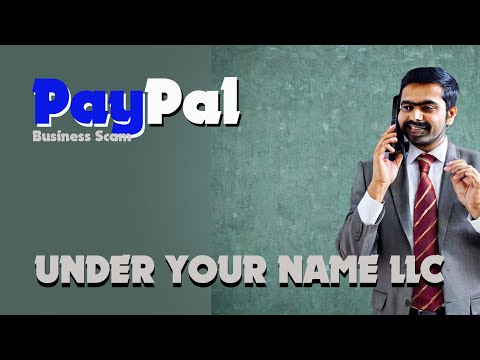 Paypal Business Scammer explica que la empresa se llama "a su nombre"