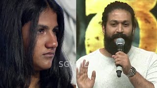 Appu Daughter Cries While Yash Talking About Puneeth Rajkumar - Emotional Video