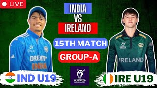 India U19 vs Ireland U19 ICC WorldCup, Live Cricket Score, Commentary | IND v IRE 2024