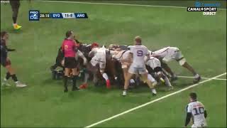 luka goginava highlights Oyonnax - sa xv - 28-25 ( 11.02.2021)