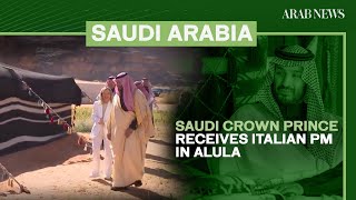 Saudi crown prince receives Italian PM in AlUla | Arab News