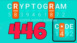 CRYPTOGRAM 446