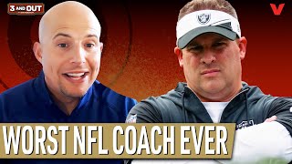 Fired Raiders HC Josh McDaniels is undisputed WORST coach in NFL history | 3 & Out