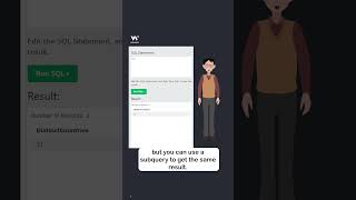 SQL SELECT DISTINCT - Part 3 - COUNT and Workaround #sql #programming #w3schools
