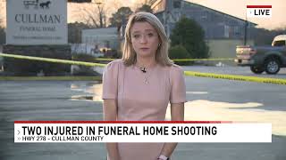 Two injured in shooting at Cullman Funeral Home, suspect in custody
