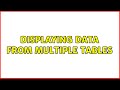 Displaying data from multiple tables (2 Solutions!!)