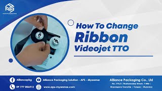 Videojet  - How to change the ribbon on Thermal Transfer Printer (TTO)