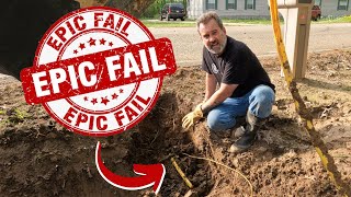 This Could Have KILLED Me!!! | Log Home Property Improvements | Erosion Control