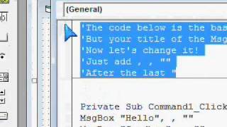 VB6: Using MsgBoxes - Creating a Spam Bot