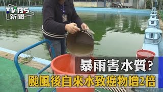 【TVBS】暴雨害水質？颱風後自來水致癌物增２倍