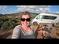 out of gas free camping in nature vanlife greece