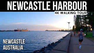 4K 🚢 Newcastle Harbour Walking Tour 🇦🇺 Australia