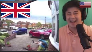 American Reacts British Memes