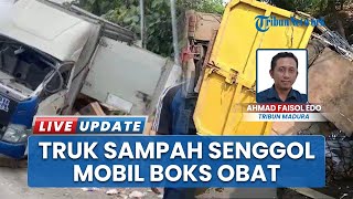 Insiden Kecelakaan Truk Sampah di Bangkalan, Arus Lalu Lintas Tersendat, Jalanan Berbau Tak Sedap