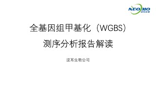 【陈巍学基因】第104期：全基因组甲基化测序（WGBS）分析报告解读