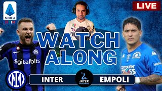 INTER vs EMPOLI LIVE STREAM | SERIE A WATCHALONG