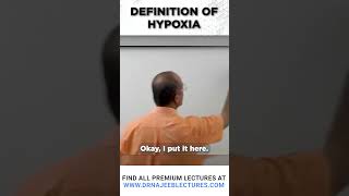 Definition of Hypoxia #drnajeeb #drnajeeblectures #shortvideo