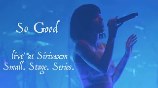 Halsey - So Good (Live at SiriusXM - Small Stage Series - Philadelphia)