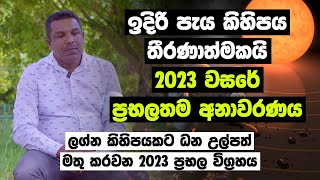 ඉදිරි පැය කිහිපය තීරණාත්මකයි - 2023 වසරේ ප්‍රභලතම අනාවරණය