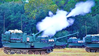 The Newest M109A7 Paladin Self-Propelled Howitzer Live-Fire