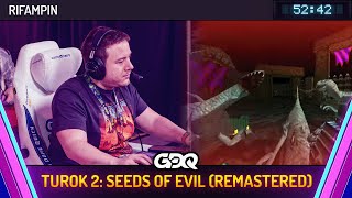 Turok 2: Seeds of Evil (Remastered) by Rifampin in 52:42 - Awesome Games Done Quick 2025