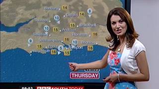 Reham Khan Morning Weather BBC South Off Disc