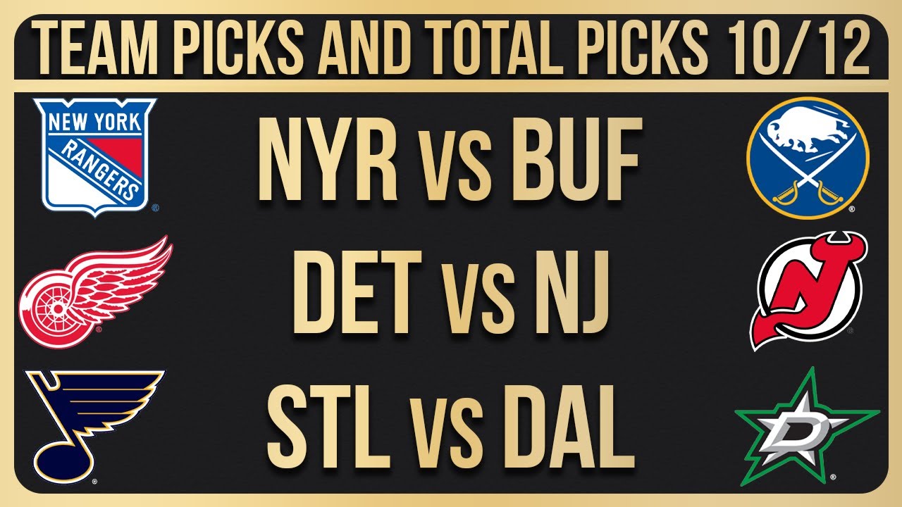 FREE NHL Picks Today 10/12/23 NHL Picks And Predictions - YouTube